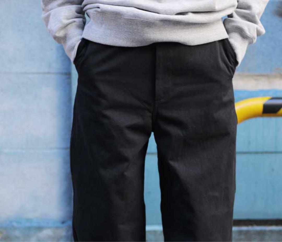 【定価以下】 ulterior 備前1号ツイル ミリタリーワイドトラウザーズ