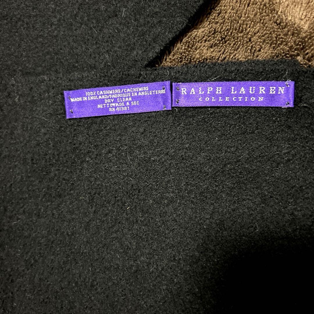 【最高位】Ralph Lauren パープルレーベル カシミヤ マフラー