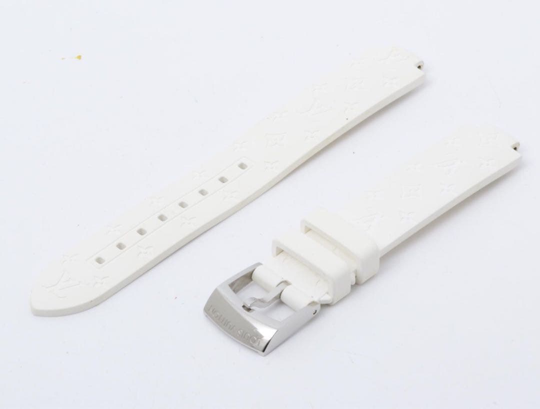 ルイヴィトン　バンド　時計　白　美品