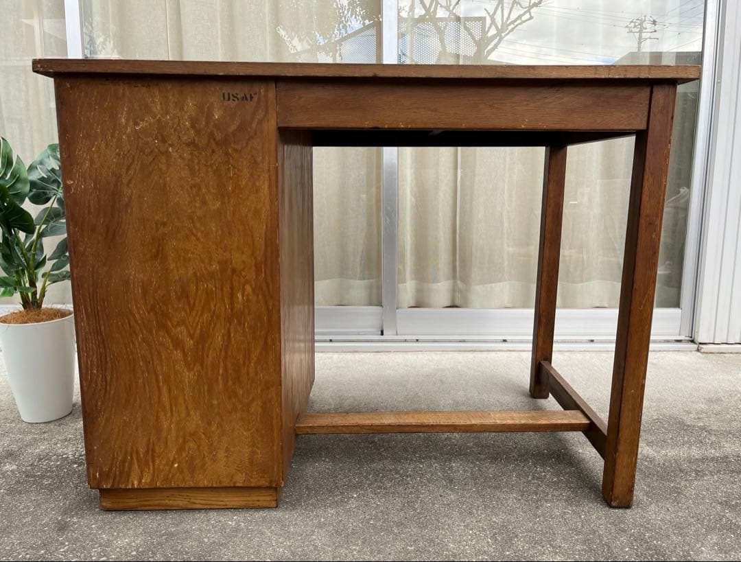 ヴィンテージ　USAF 40's デスク　米軍　アンティーク　机