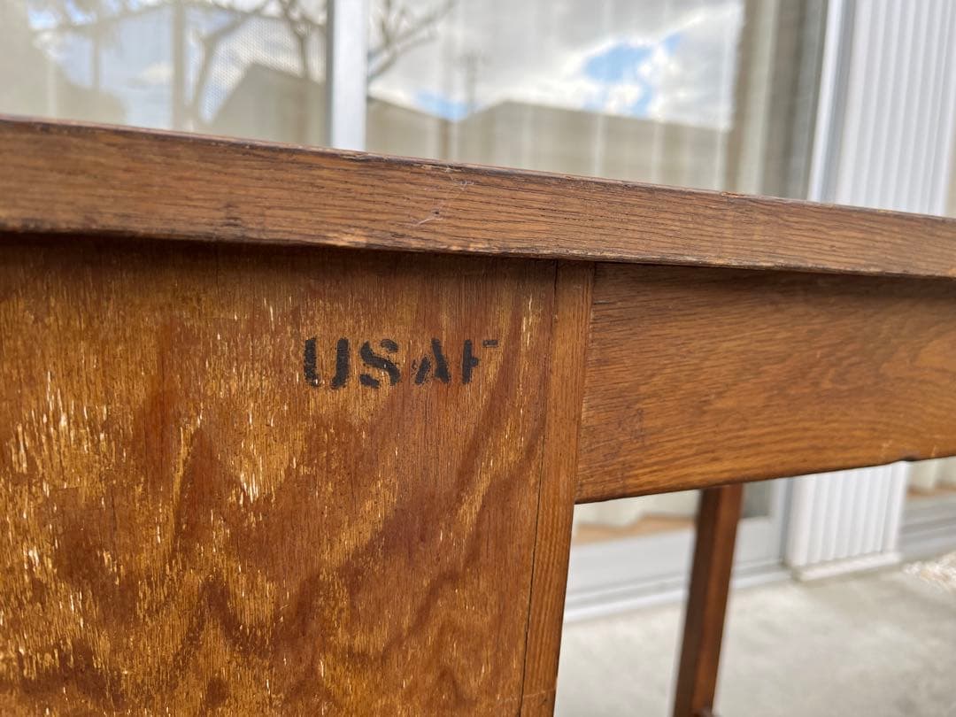 ヴィンテージ　USAF 40's デスク　米軍　アンティーク　机