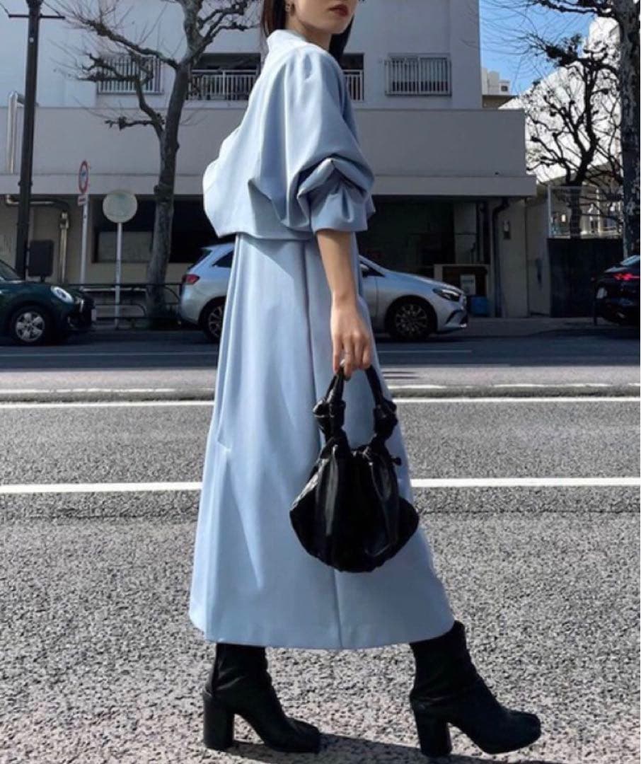 美品　Ameri OTONA SHORT JACKET SET UP DRESS