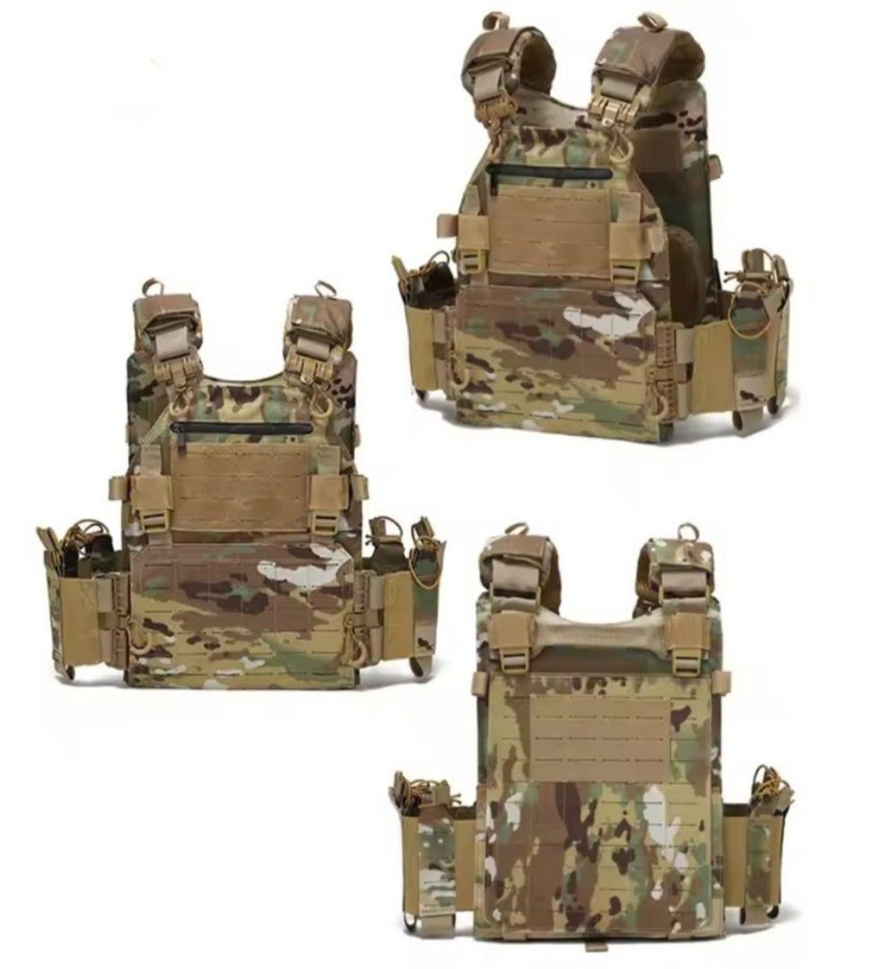 プレートキャリア MOELLシステム 高耐久性 マルチカム、プレキャリ