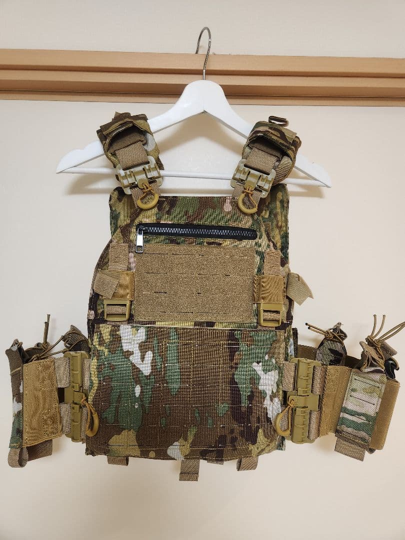 プレートキャリア MOELLシステム 高耐久性 マルチカム、プレキャリ