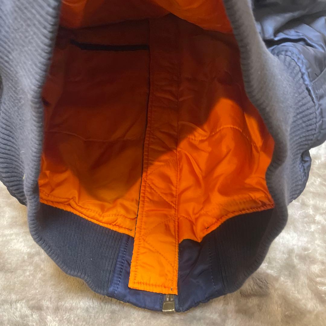 て*ん様 ALPHA INDUSTRIES MA-1フライトジャケット ネイビー