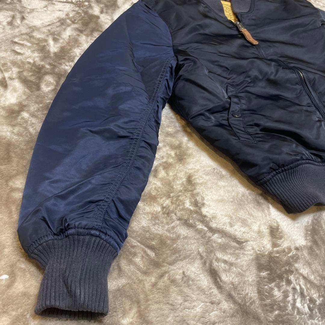て*ん様 ALPHA INDUSTRIES MA-1フライトジャケット ネイビー