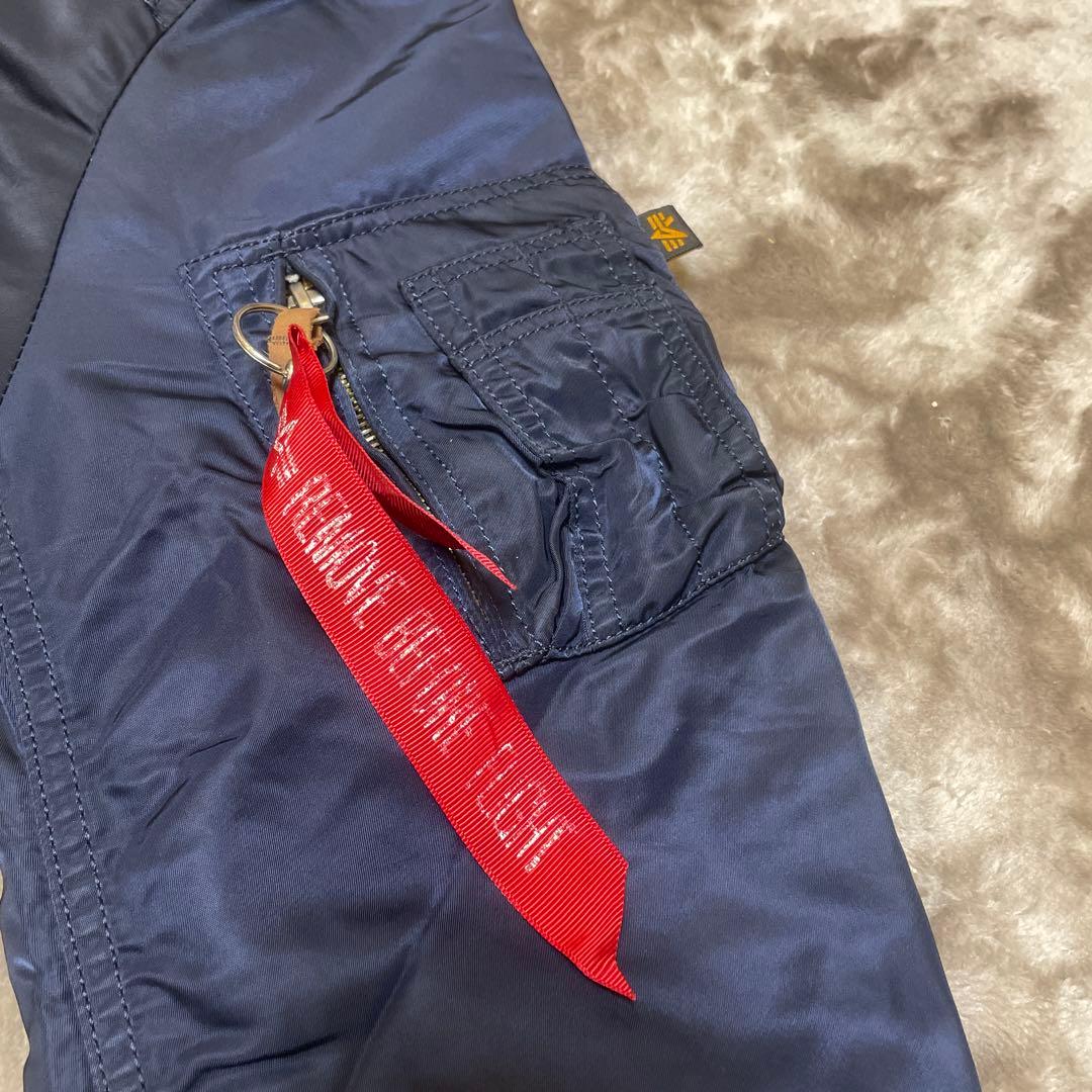 て*ん様 ALPHA INDUSTRIES MA-1フライトジャケット ネイビー