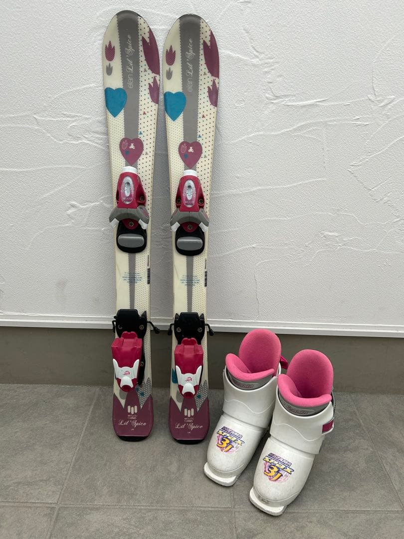 スキー板とブーツセット ジュニア用