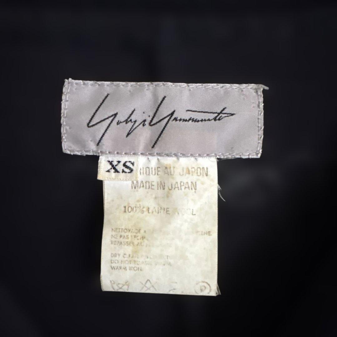 Yohji Yamamotoネイビー フレアスリーブ テーラードジャケット