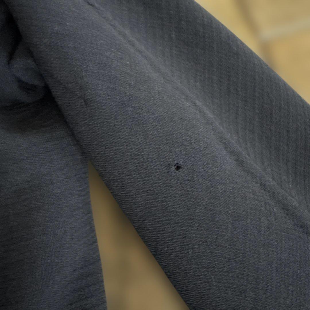 Yohji Yamamotoネイビー フレアスリーブ テーラードジャケット