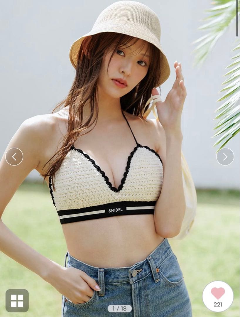 SNIDEL リュックセットクロシェビキニ