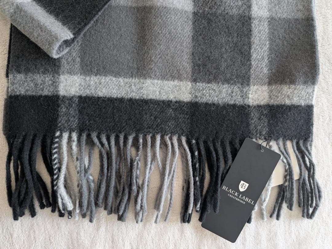 新品！ ブラックレーベルクレストブリッジ　クレストブリッジチェックマフラー