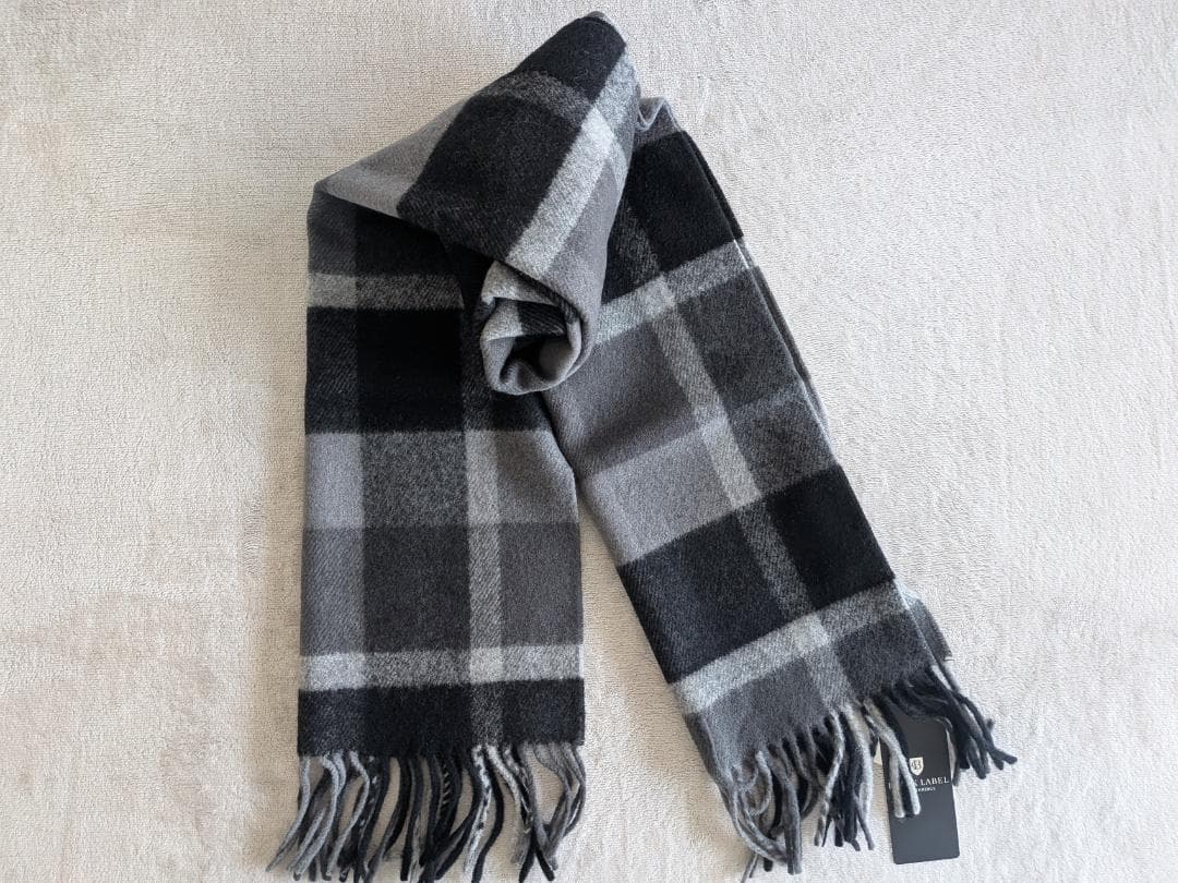 新品！ ブラックレーベルクレストブリッジ　クレストブリッジチェックマフラー