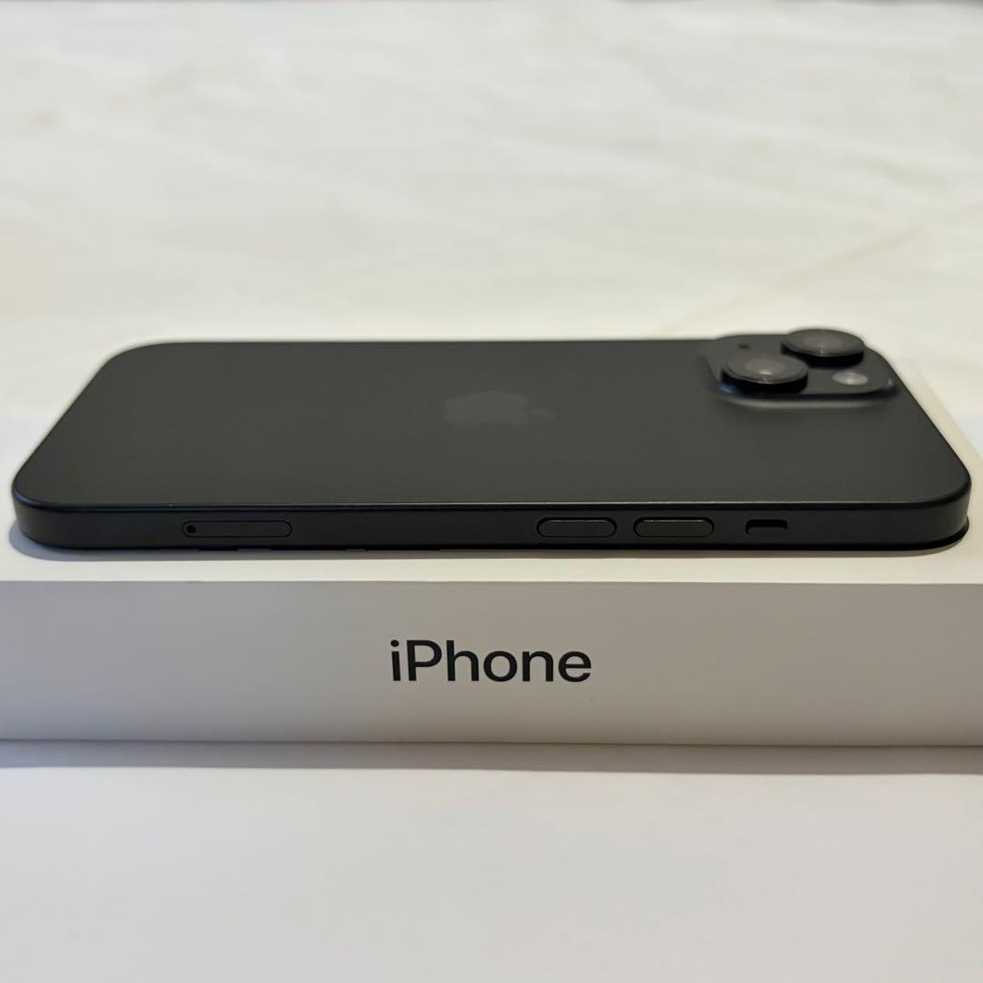 【美品】iPhone15 Apple 128GB ブラック 11ヶ月使用 94％