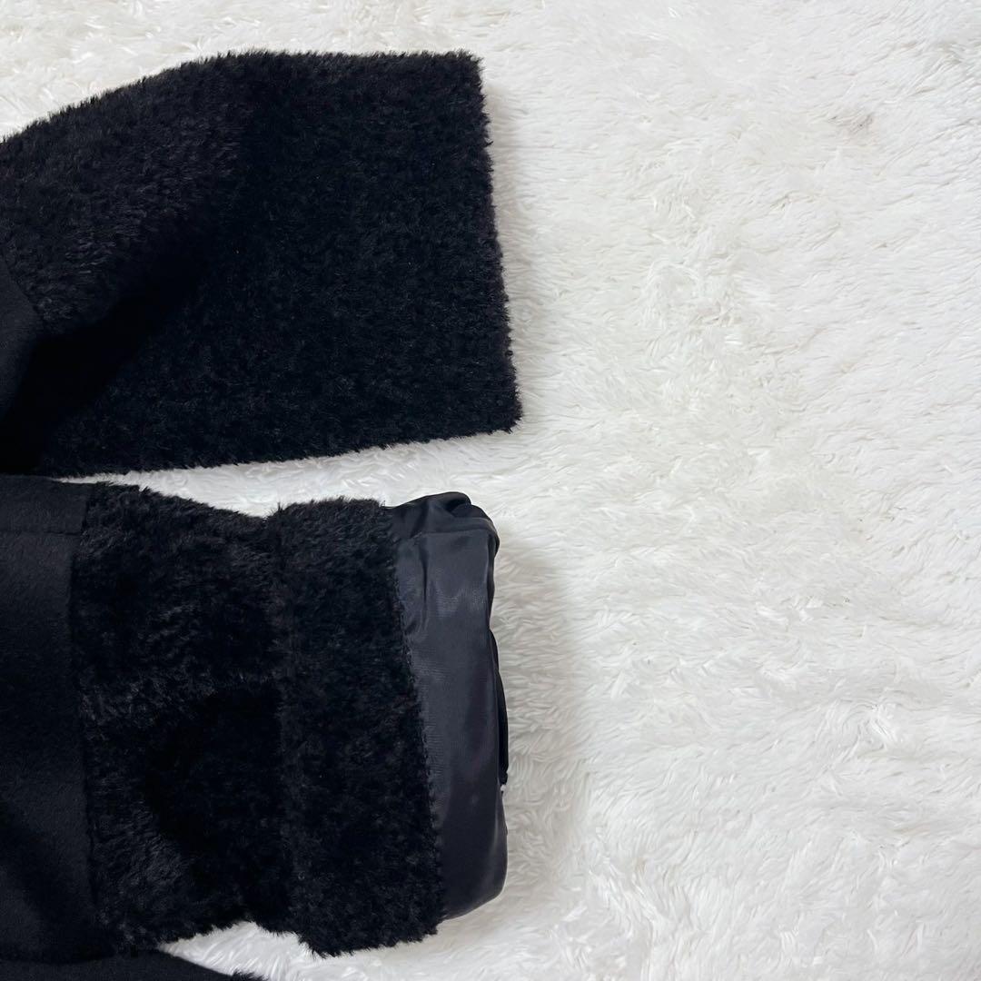 Max Mara Studio アルパカ混 フォックスファー コート マキシ丈