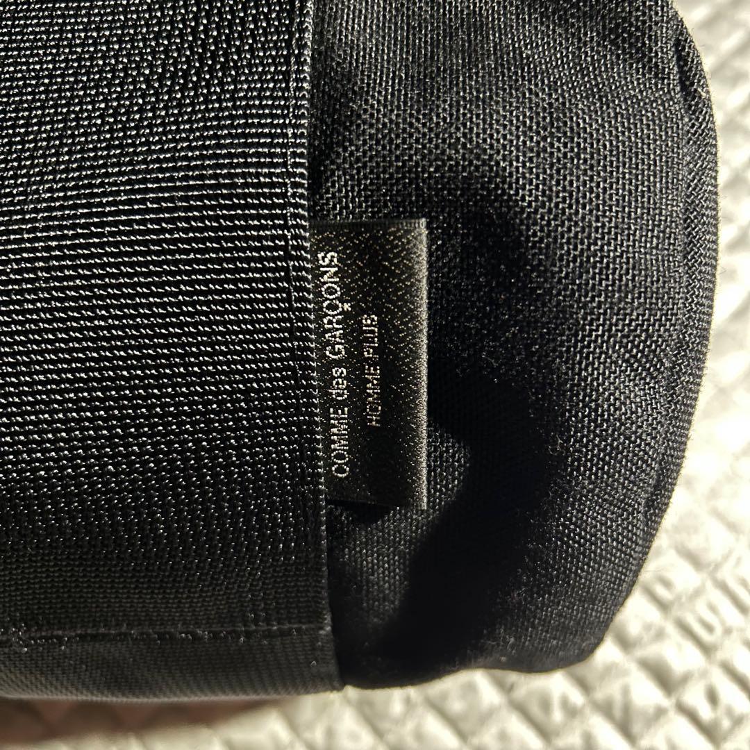 HOMME PLUS ボストンショルダーバッグ バンド 黒