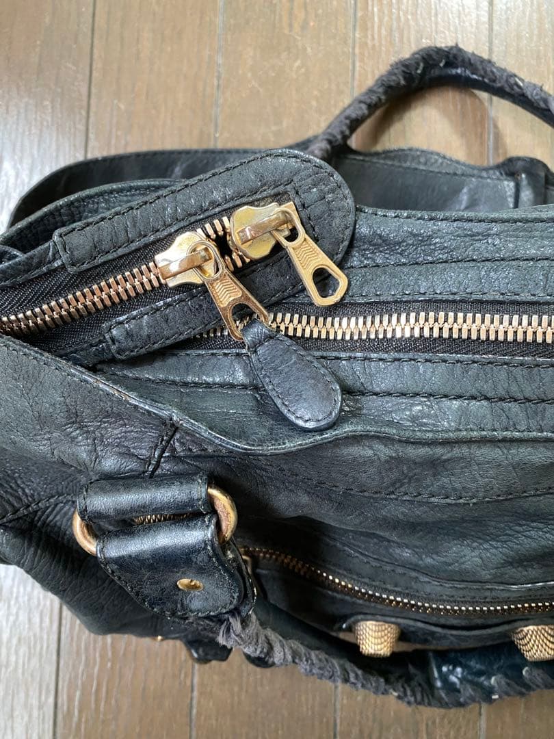 BALENCIAGA ジャイアントシティ ブラック　ピンクゴールド金具 希少