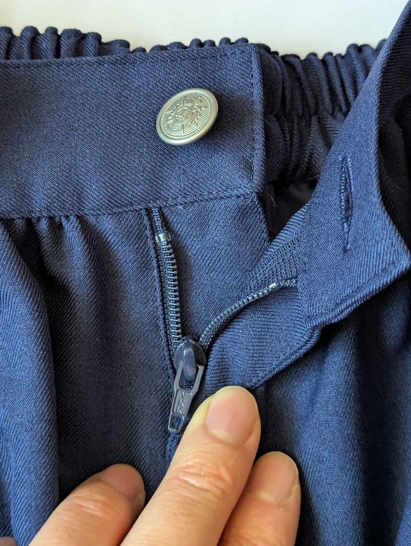 サイドフリルショートパンツ ネイビー