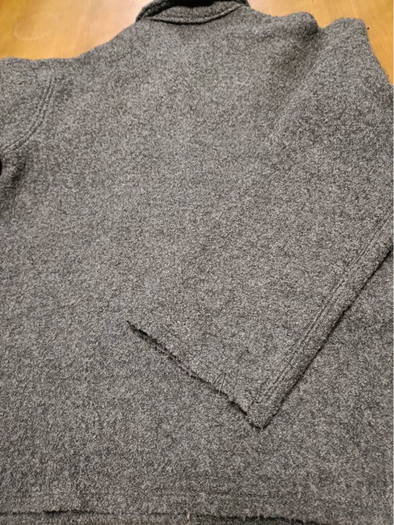 45rpmグレー ウール混 テーラードジャケット