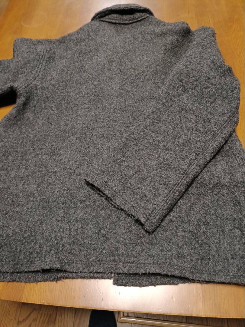 45rpmグレー ウール混 テーラードジャケット