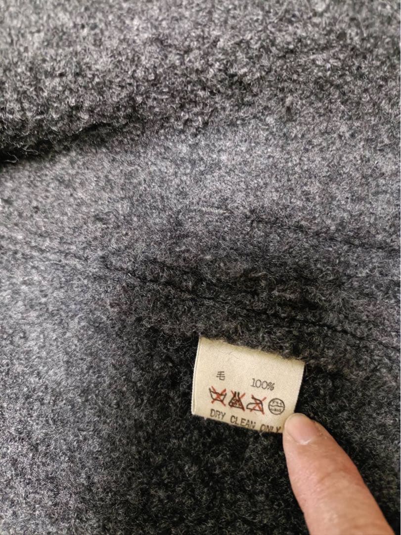 45rpmグレー ウール混 テーラードジャケット
