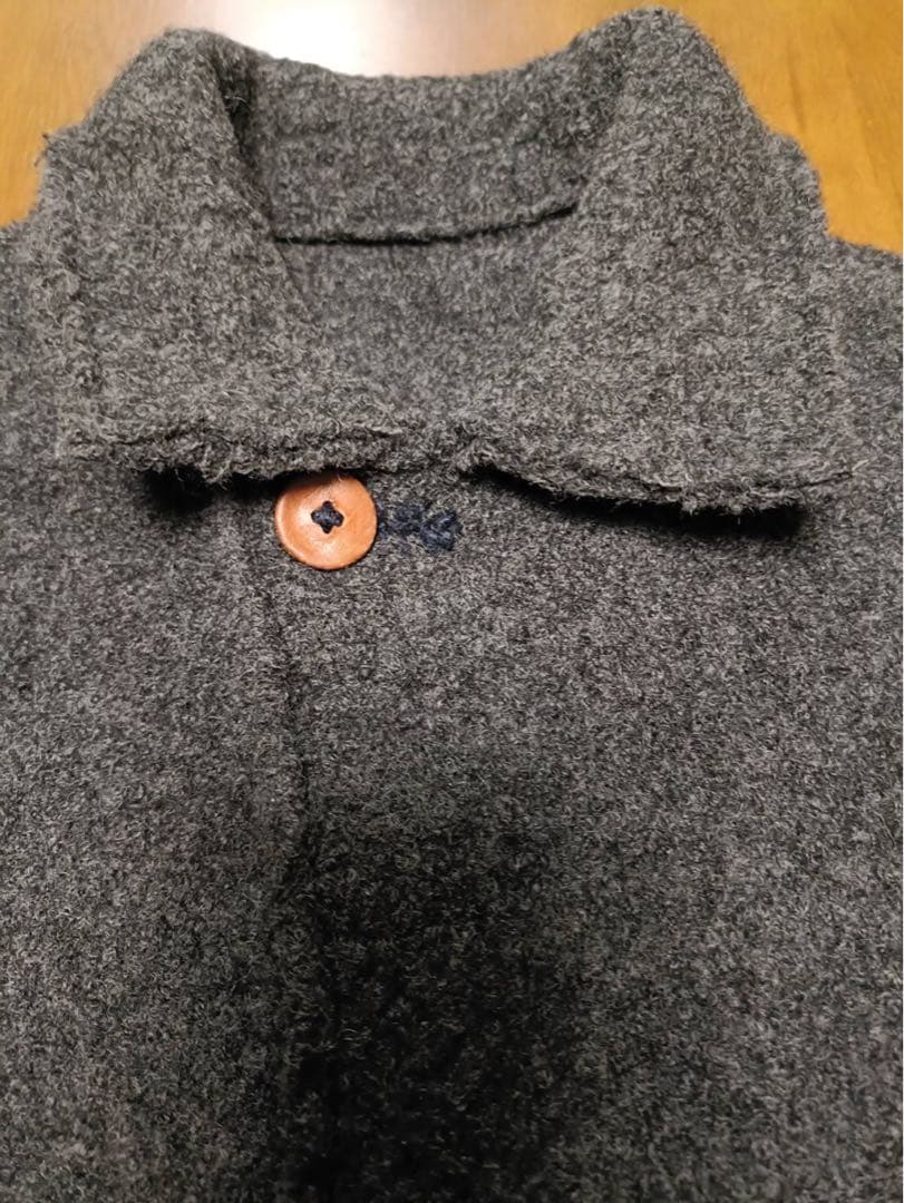 45rpmグレー ウール混 テーラードジャケット