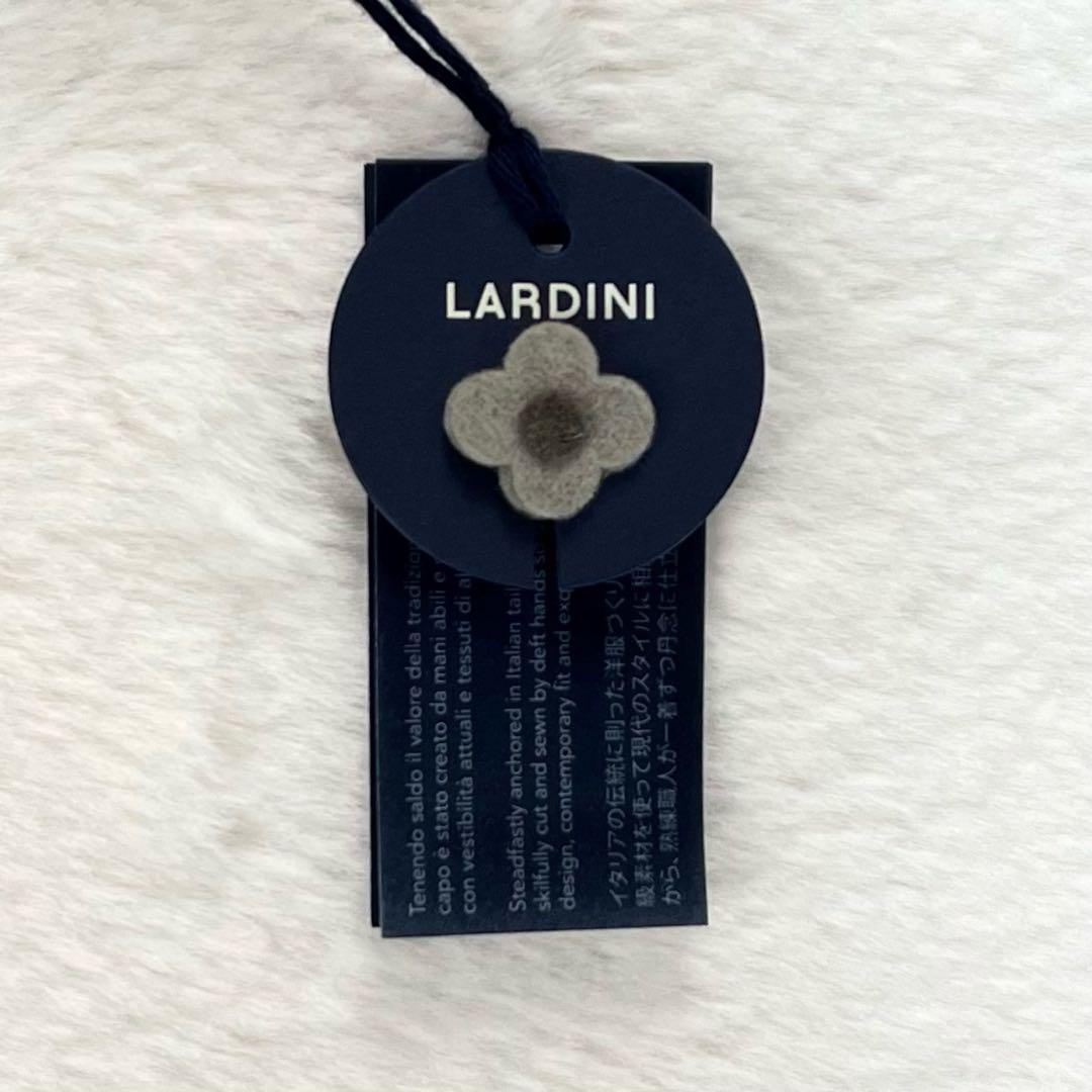 未使用品 LARDINI 三者混 タータンチェック アンコンジャケット M