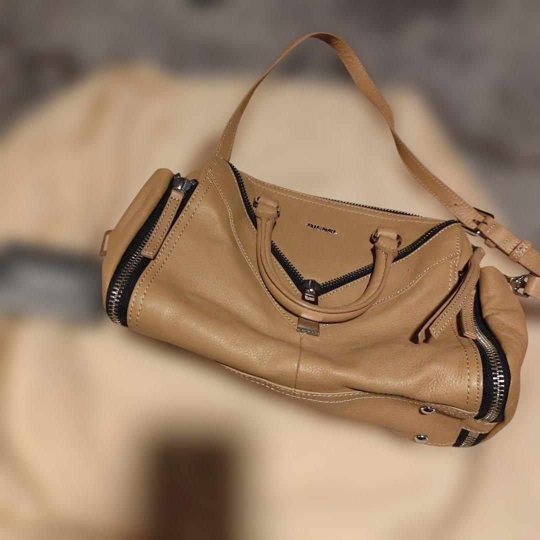 DIESEL ベージュ ショルダーバッグ