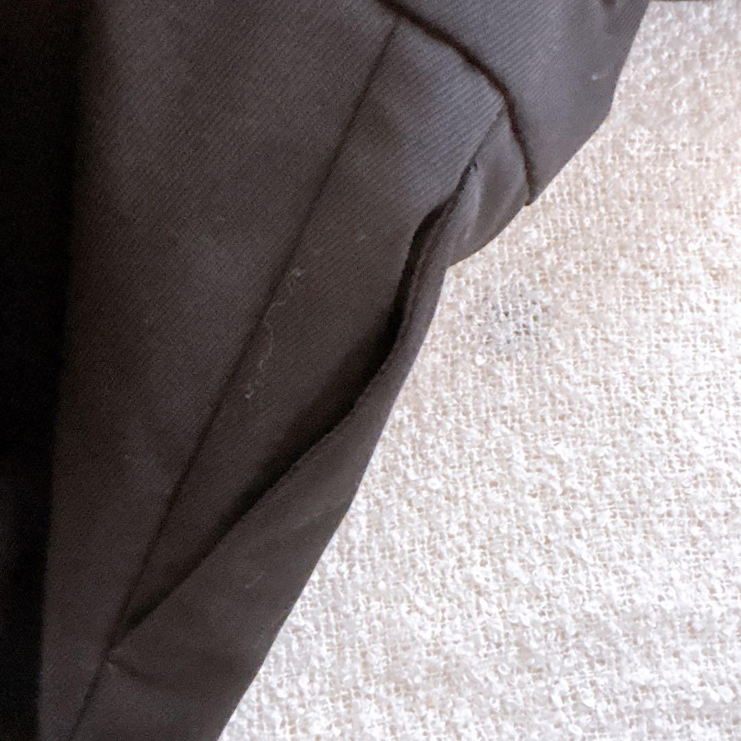 Drawer（ドゥロワー）ウールツイルサロペット　36 ブラック　美品 aw黒