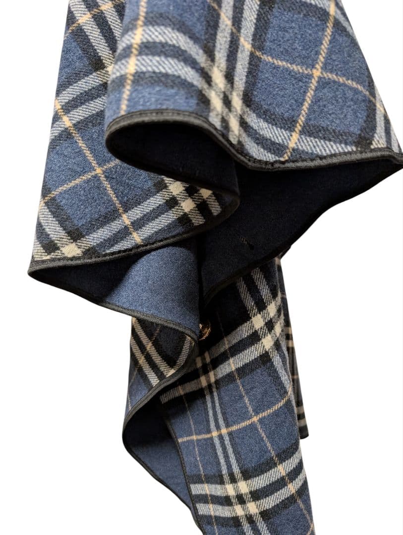 David Barry London リバーシブル ポンチョ ケープコート