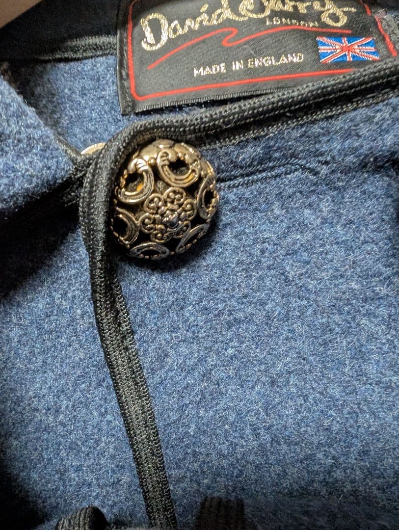 David Barry London リバーシブル ポンチョ ケープコート