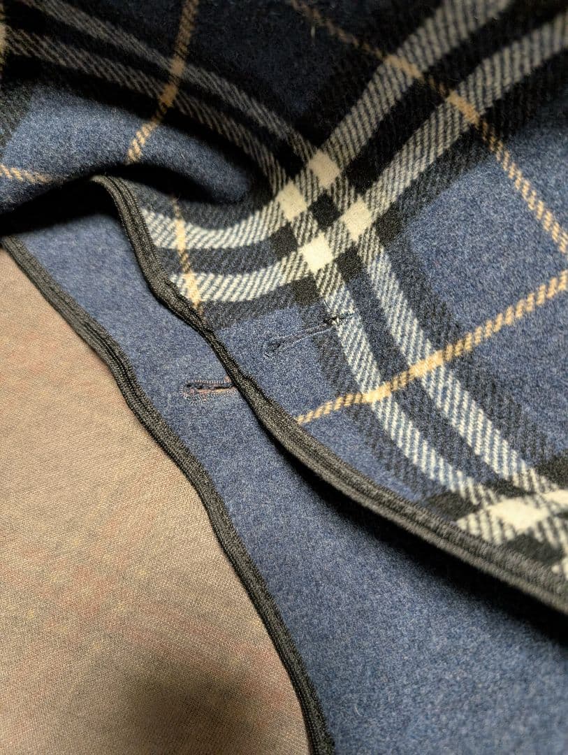 David Barry London リバーシブル ポンチョ ケープコート