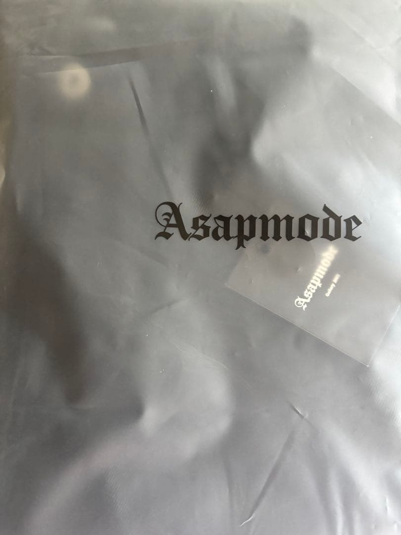 パンツ Asapmode Stacked Oil Coating Loose Fit L