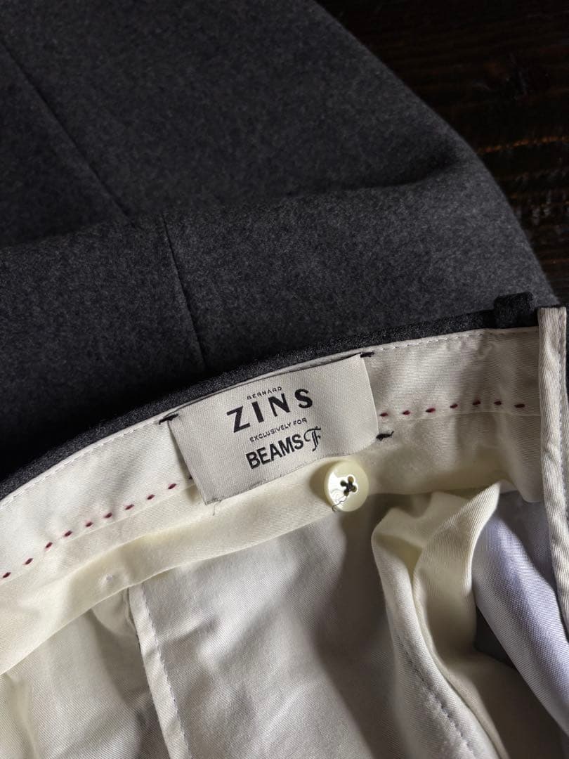 ベルナールザンス　bac j beams f ウールフランネル　36