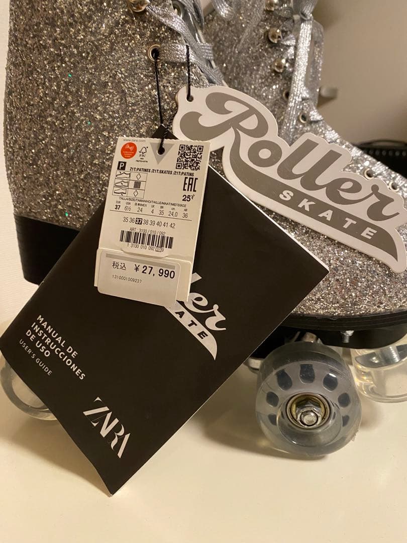 【新品】ZARA ローラースケート　37