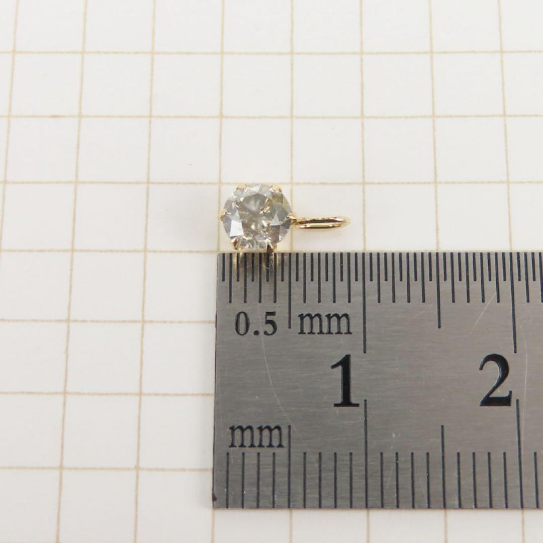 N*e様 【本物保証】K18YG 天然ダイヤモンド 0.4ct チャーム　新品