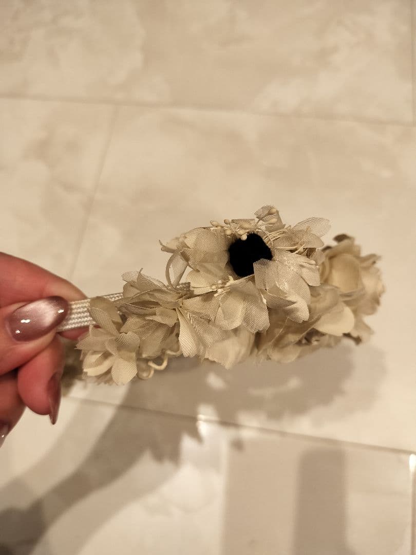 ヴィクトリアンメイデン　エレガントローズガーランドカチューシャ