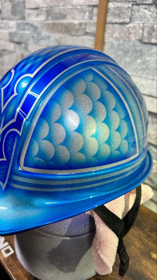 安全ヘルメット　作業ヘルメット　防災ヘルメット　カスタムペイント　デコトラ