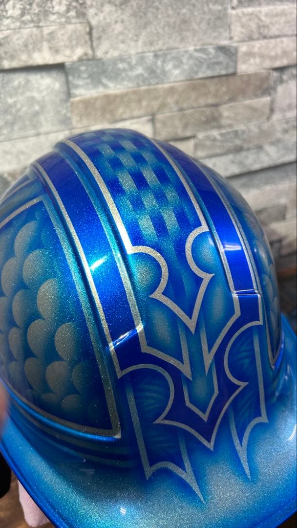 安全ヘルメット　作業ヘルメット　防災ヘルメット　カスタムペイント　デコトラ