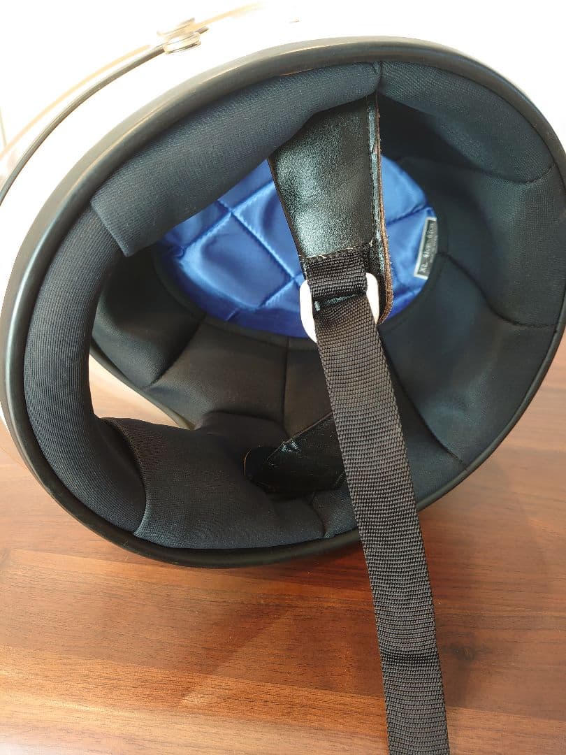 値下げ中　フルフェイスヘルメット アイボリー　族ヘル　旧車會　飯岡工業製