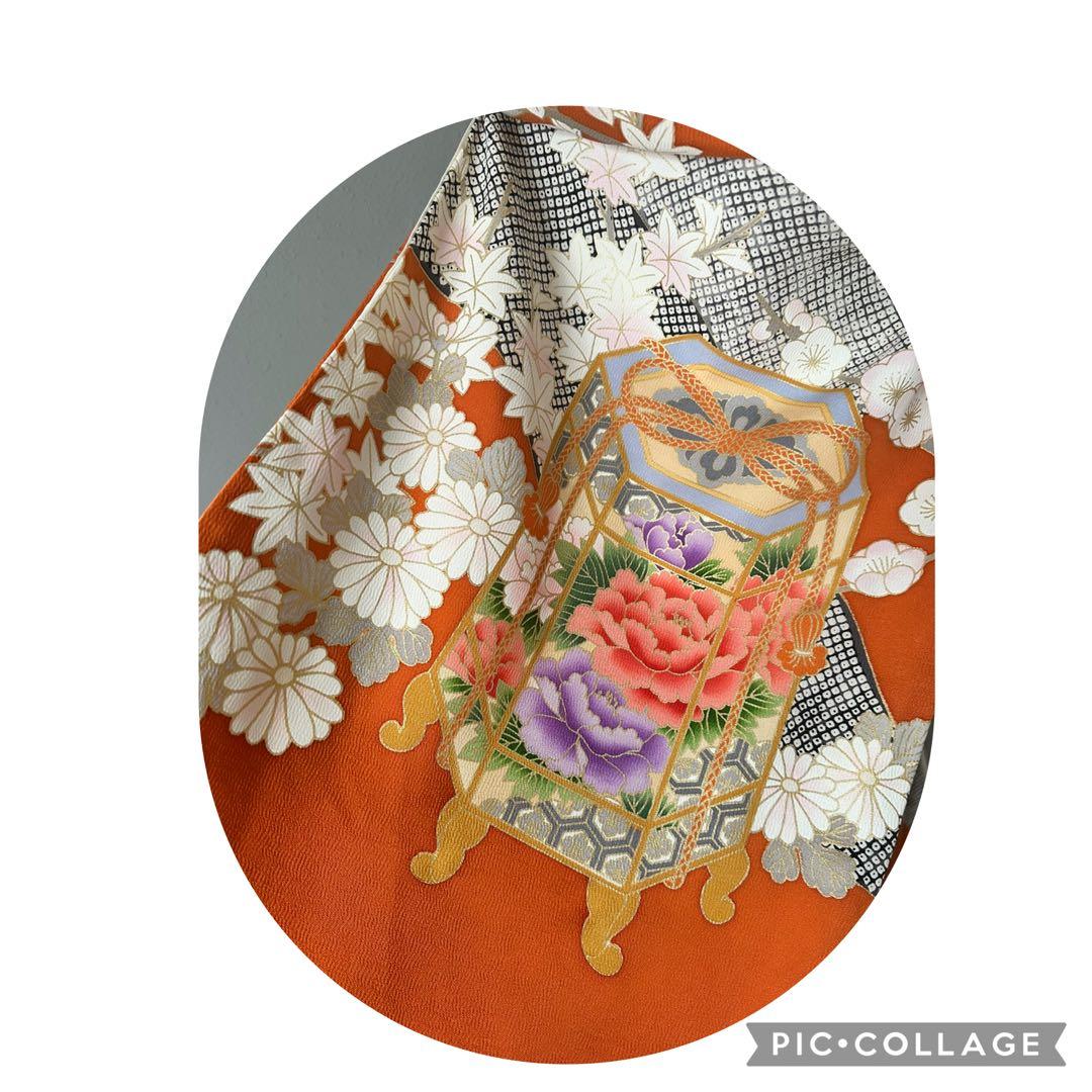 可愛いお振袖　正絹