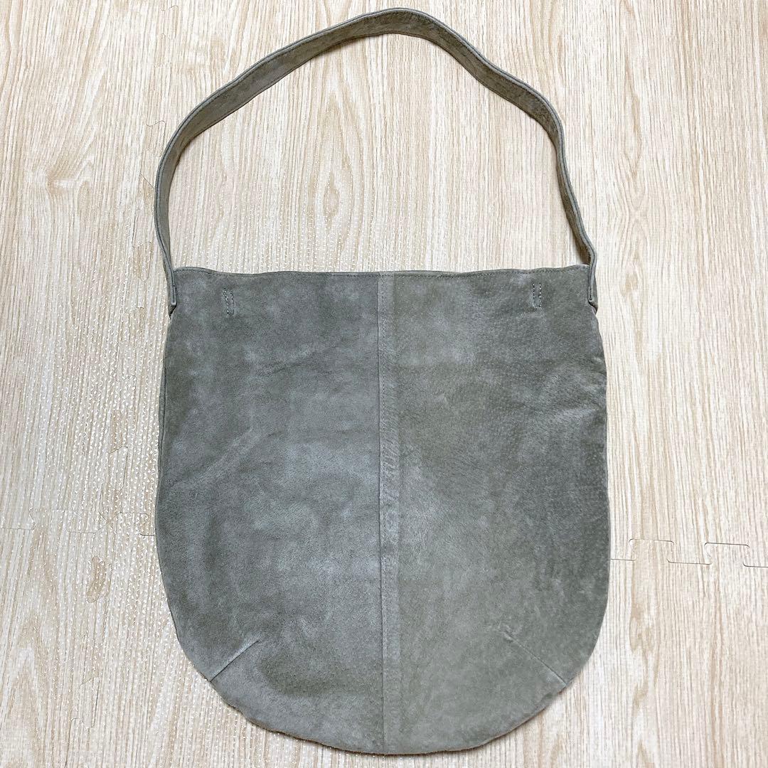 北欧暮らしの道具店　撥水スエードの2WAYトートバッグ　グレー