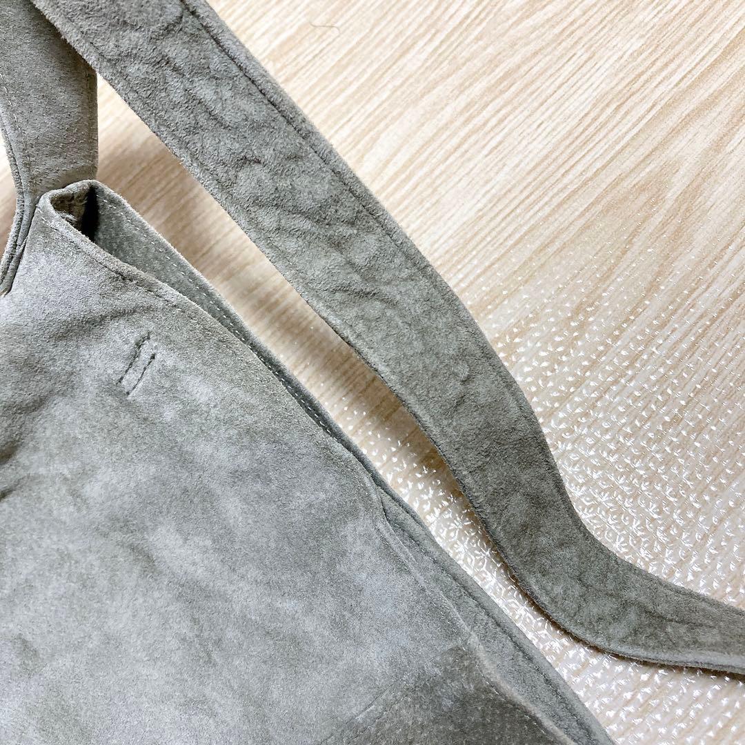 北欧暮らしの道具店　撥水スエードの2WAYトートバッグ　グレー