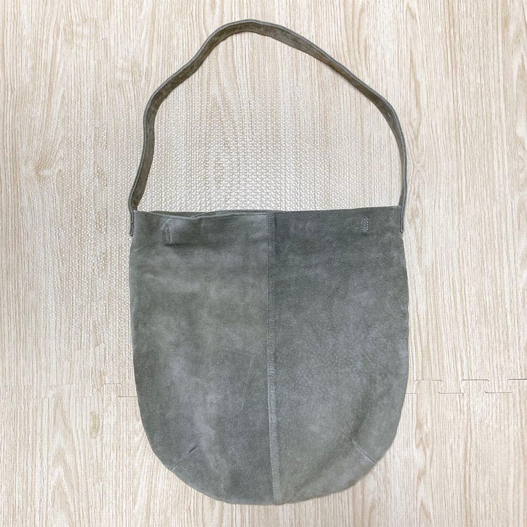 北欧暮らしの道具店　撥水スエードの2WAYトートバッグ　グレー