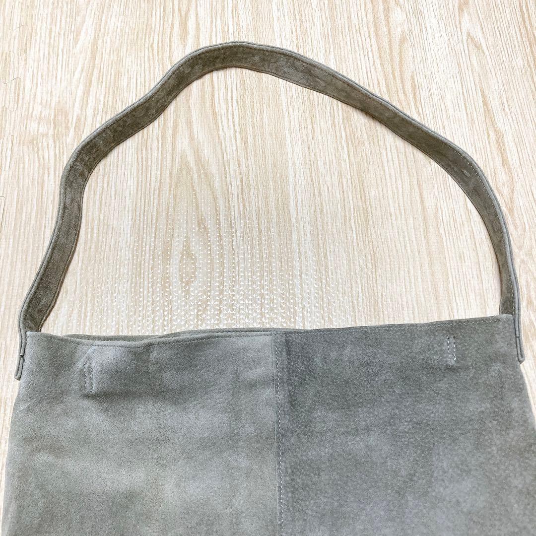 北欧暮らしの道具店　撥水スエードの2WAYトートバッグ　グレー