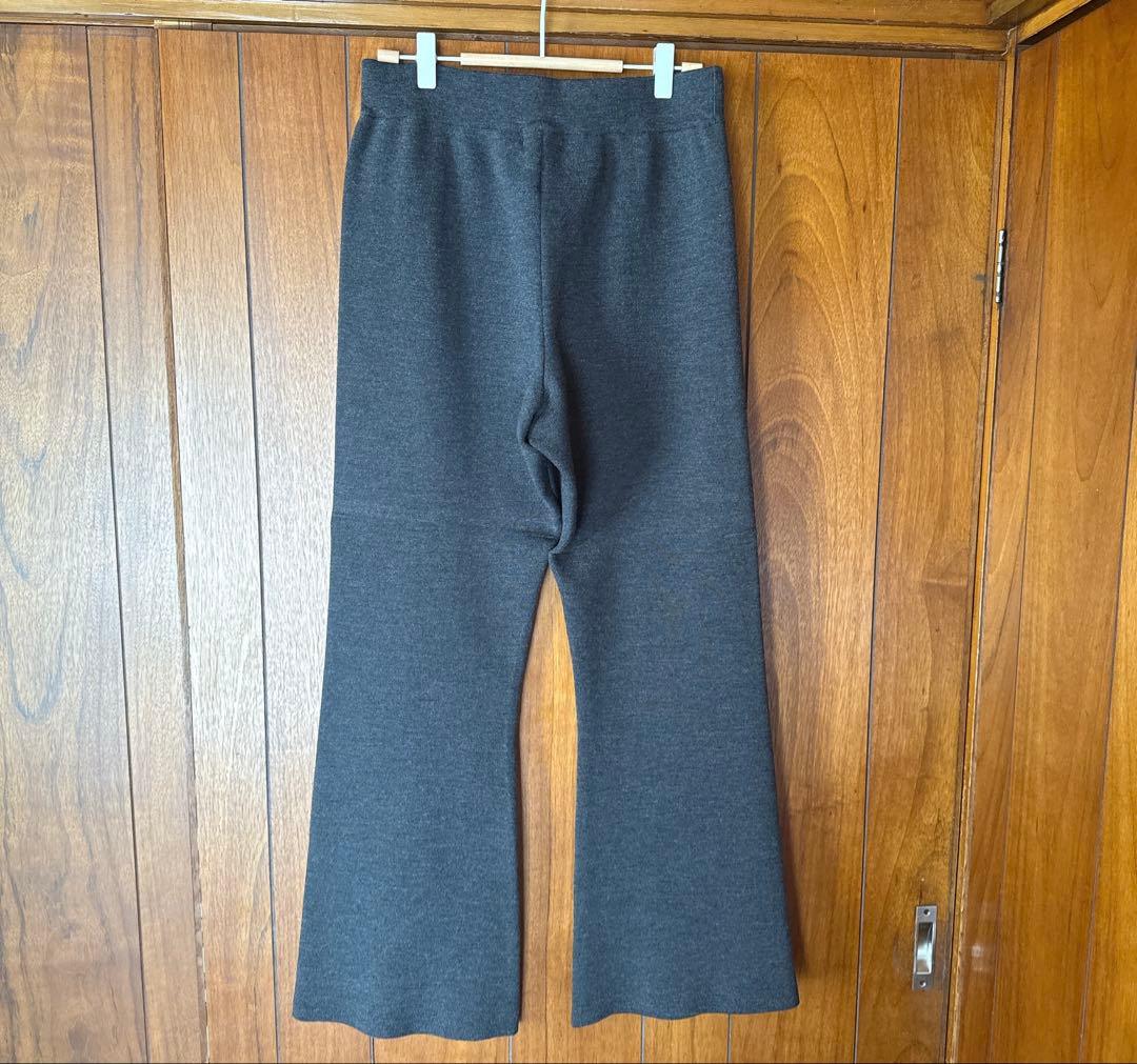 AP STUDIO　エーピーストゥディオ　スムージーニットパンツ　グレー