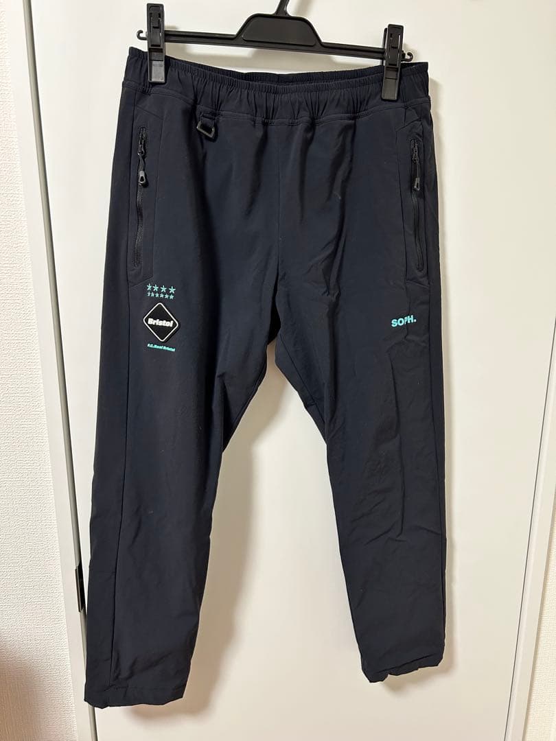 M 送料無料 FCRB 21AW LYCRA TRACK PANTS BLACK