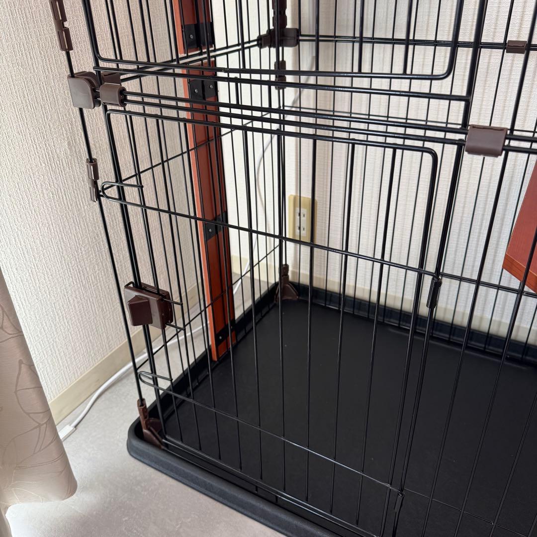 早いもの勝ち　キャットケージ　木製　3段　おしゃれ