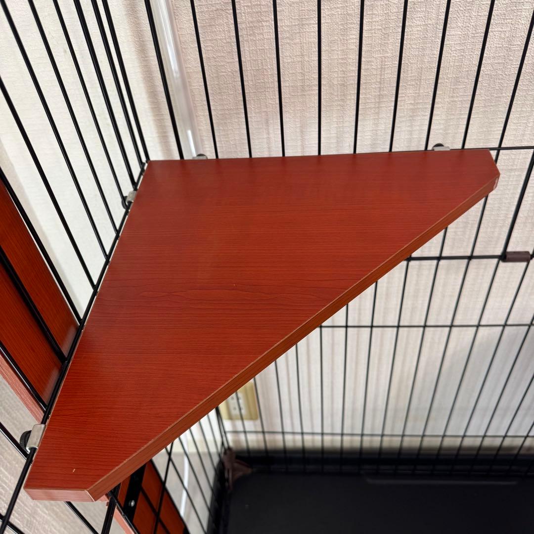 早いもの勝ち　キャットケージ　木製　3段　おしゃれ