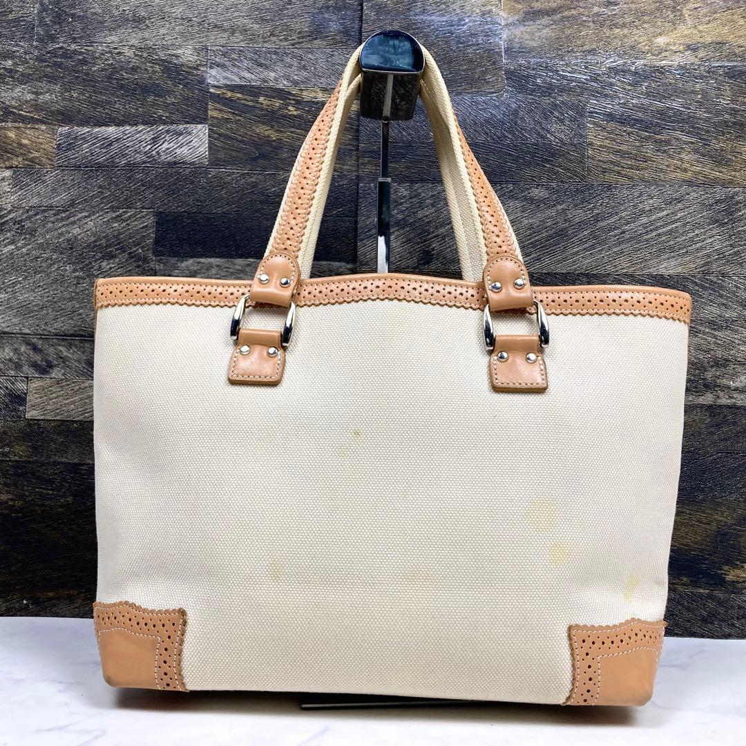 バーバリー ブルーレーベル トートバッグ ホースロゴ キャンバス